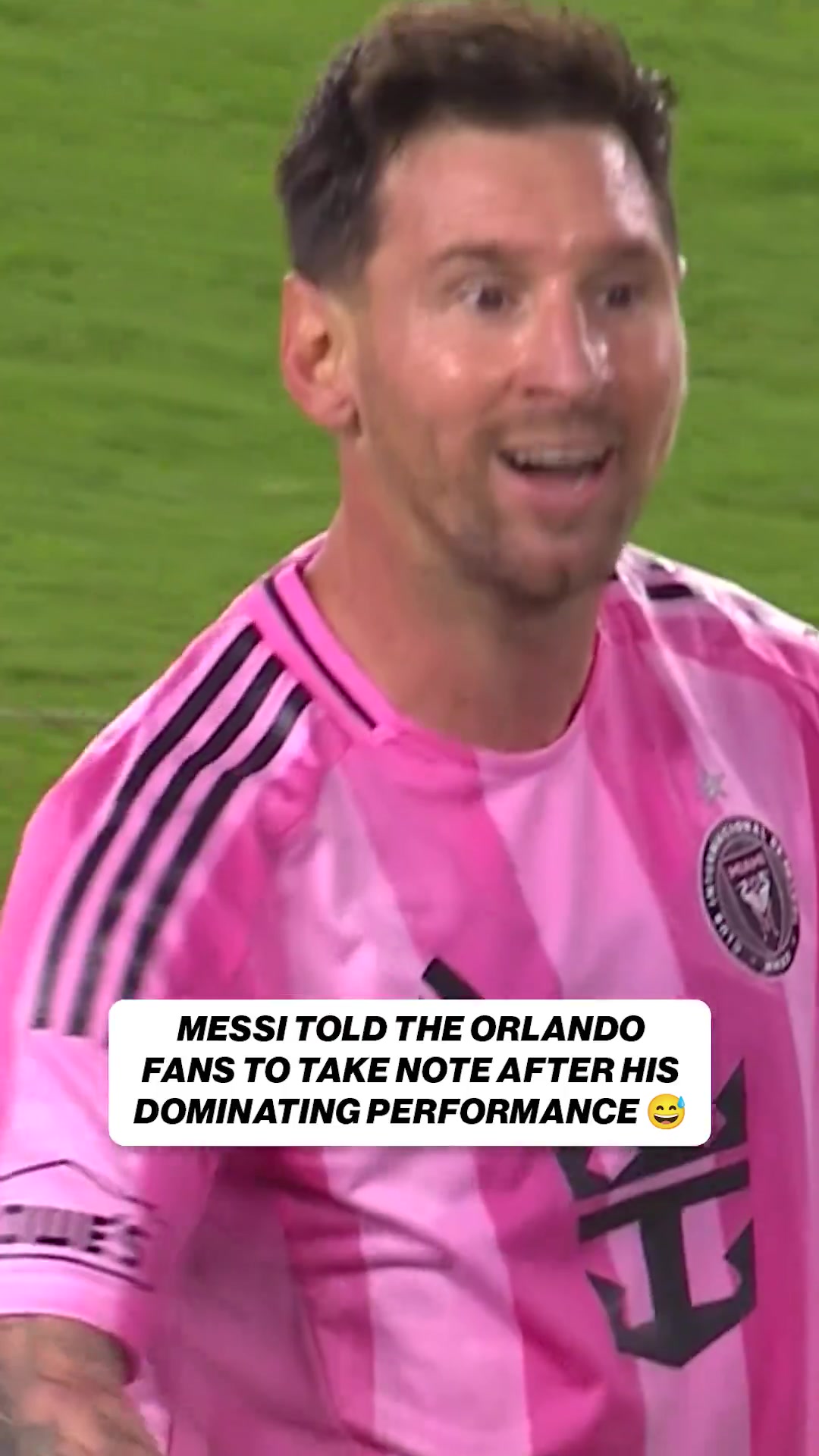 彩宝网新域名n-这球记下来😂梅西攻入任意球后朝着奥兰多城替补席比划签字手势